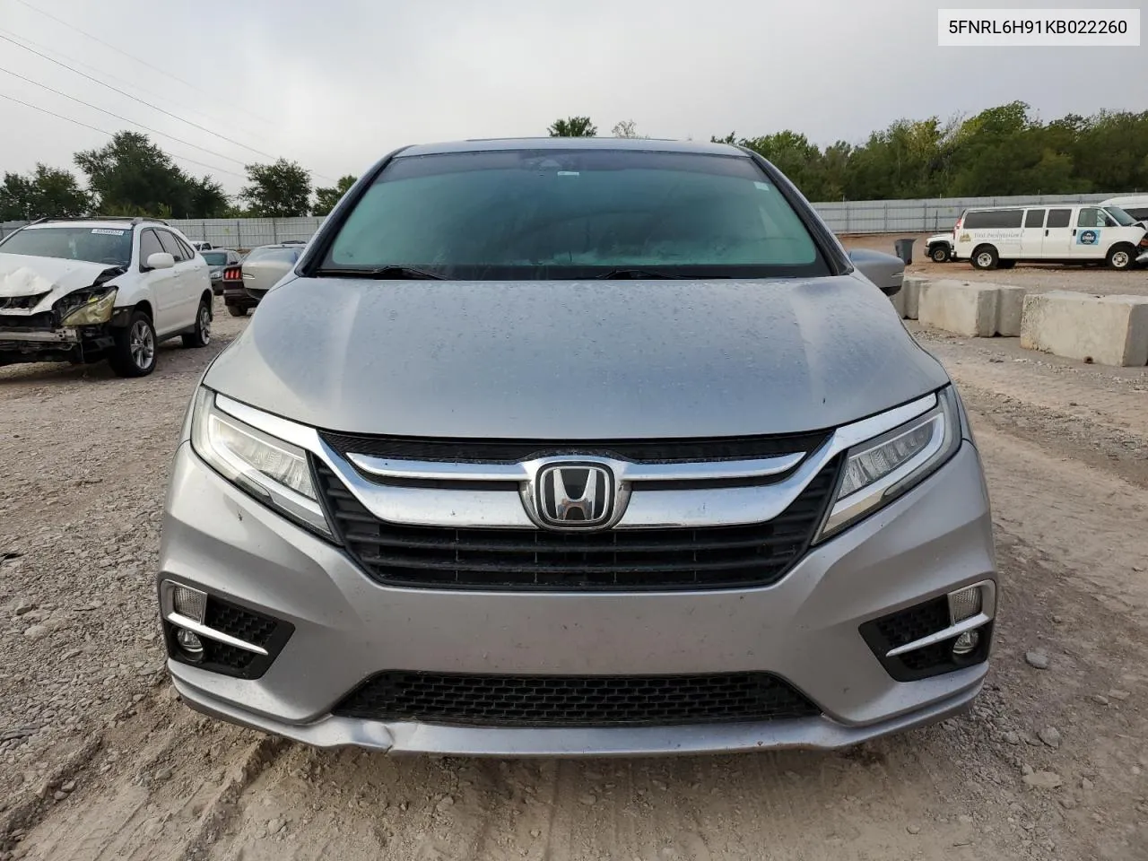 2019 Honda Odyssey Elite VIN: 5FNRL6H91KB022260 Lot: 71752314