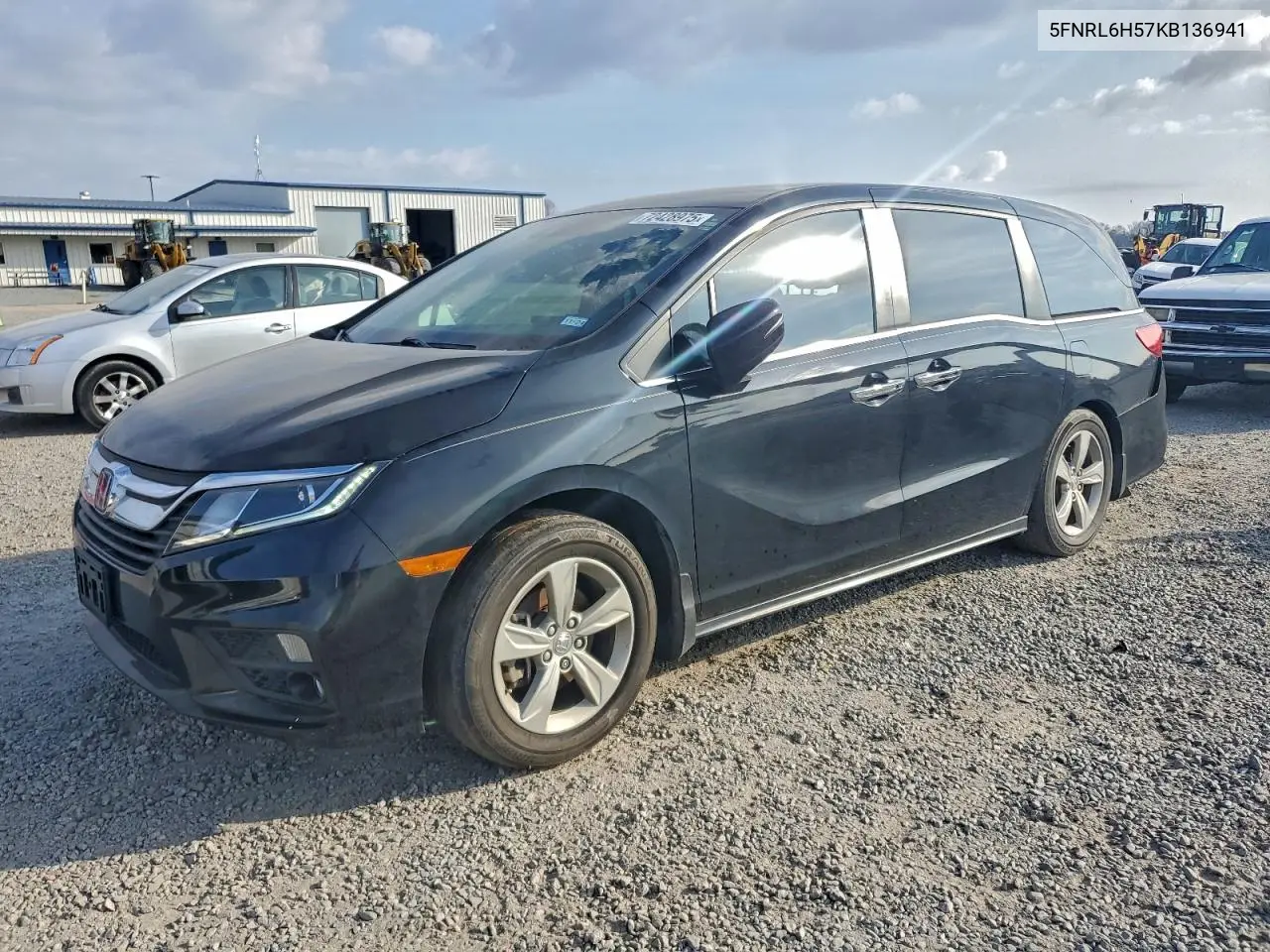 5FNRL6H57KB136941 2019 Honda Odyssey Ex