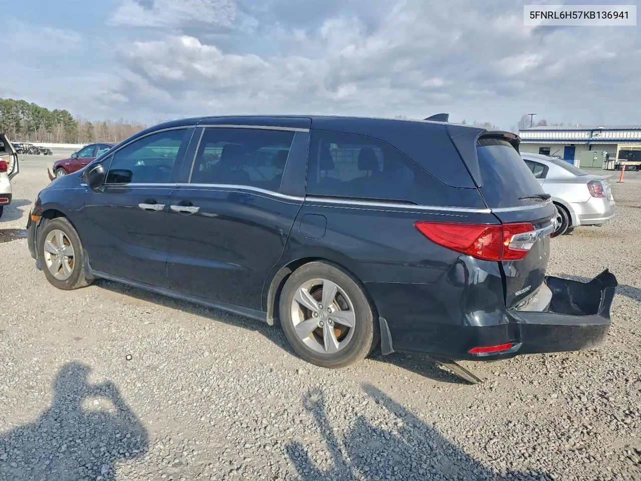 5FNRL6H57KB136941 2019 Honda Odyssey Ex