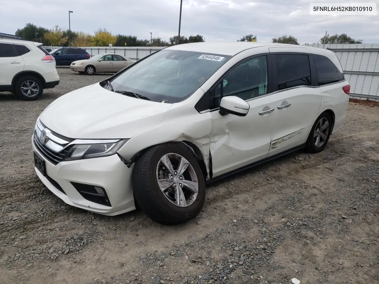 5FNRL6H52KB010910 2019 Honda Odyssey Ex