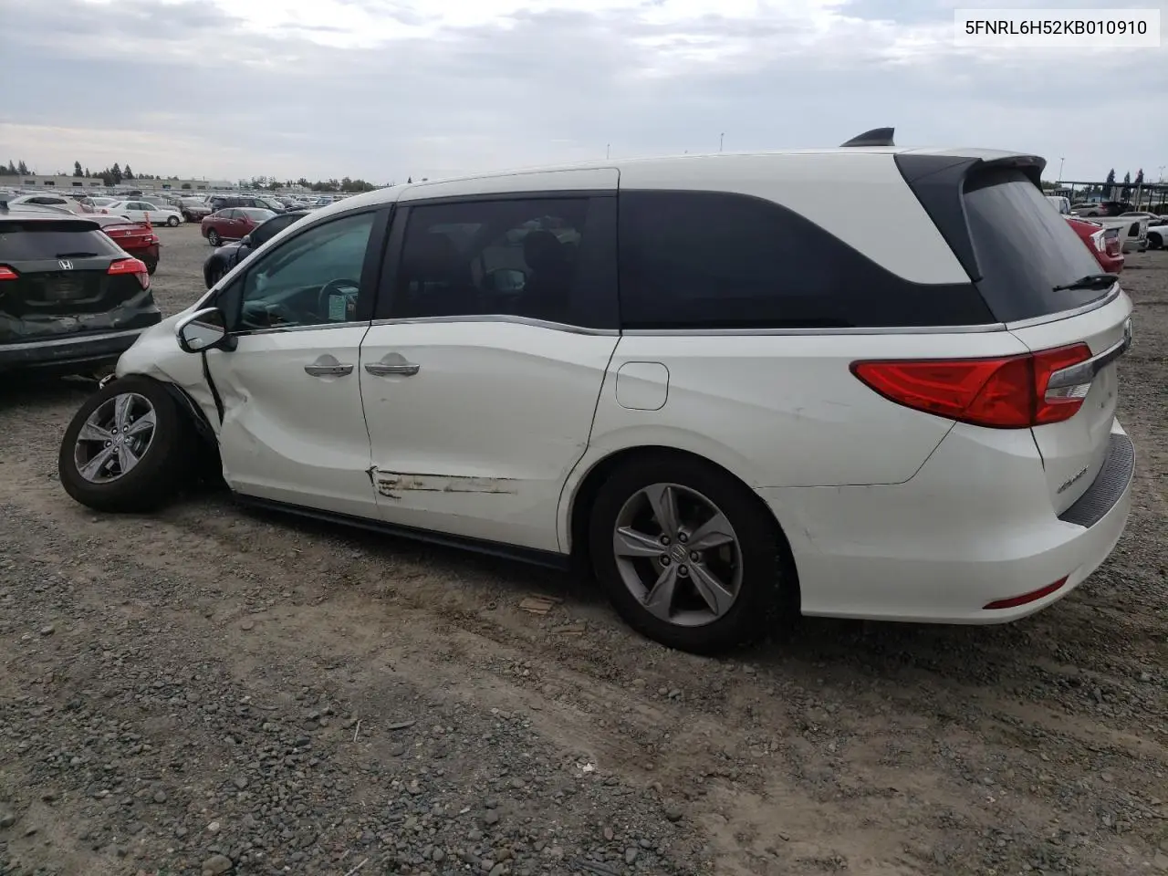 5FNRL6H52KB010910 2019 Honda Odyssey Ex