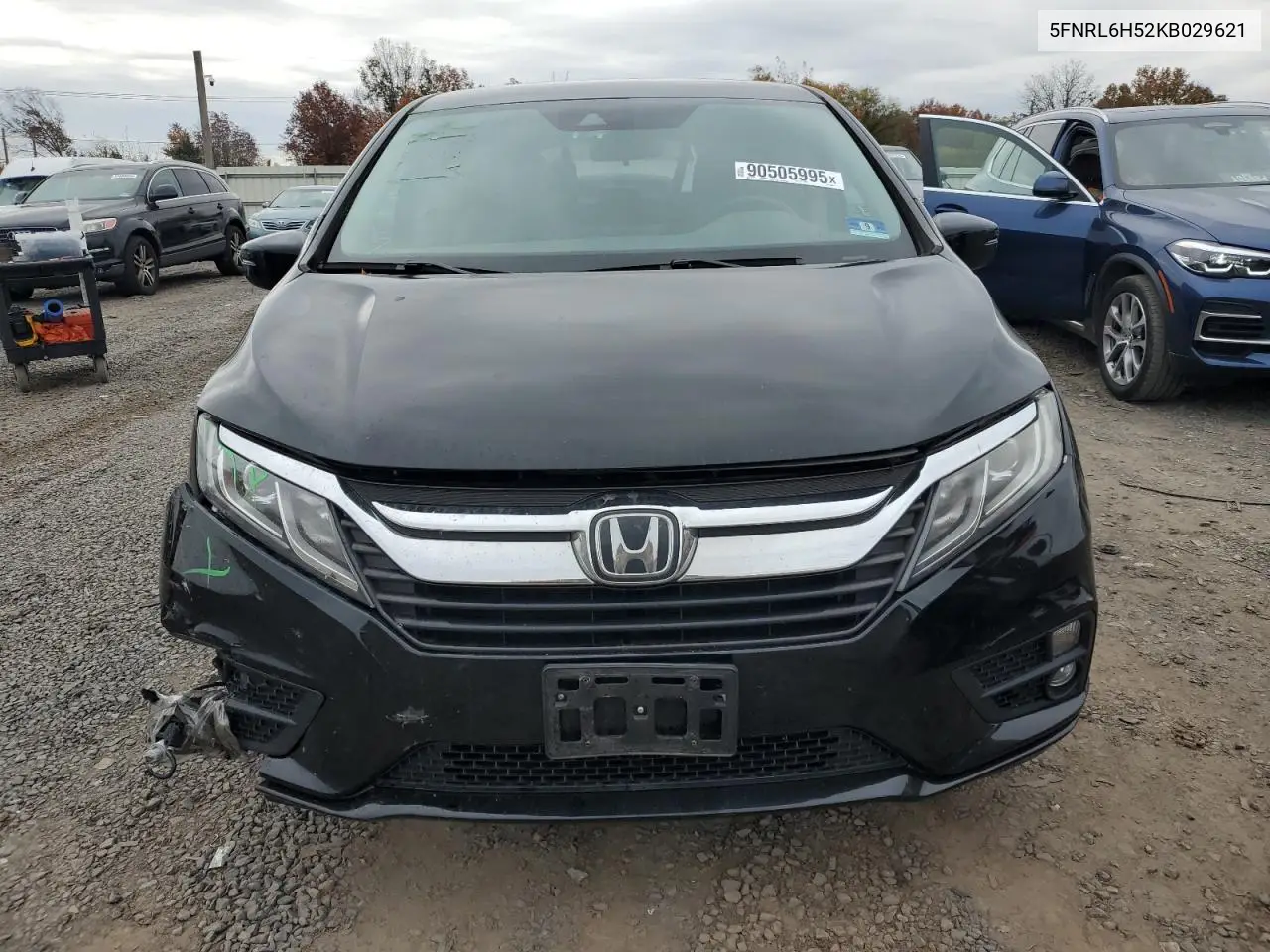 5FNRL6H52KB029621 2019 Honda Odyssey Ex