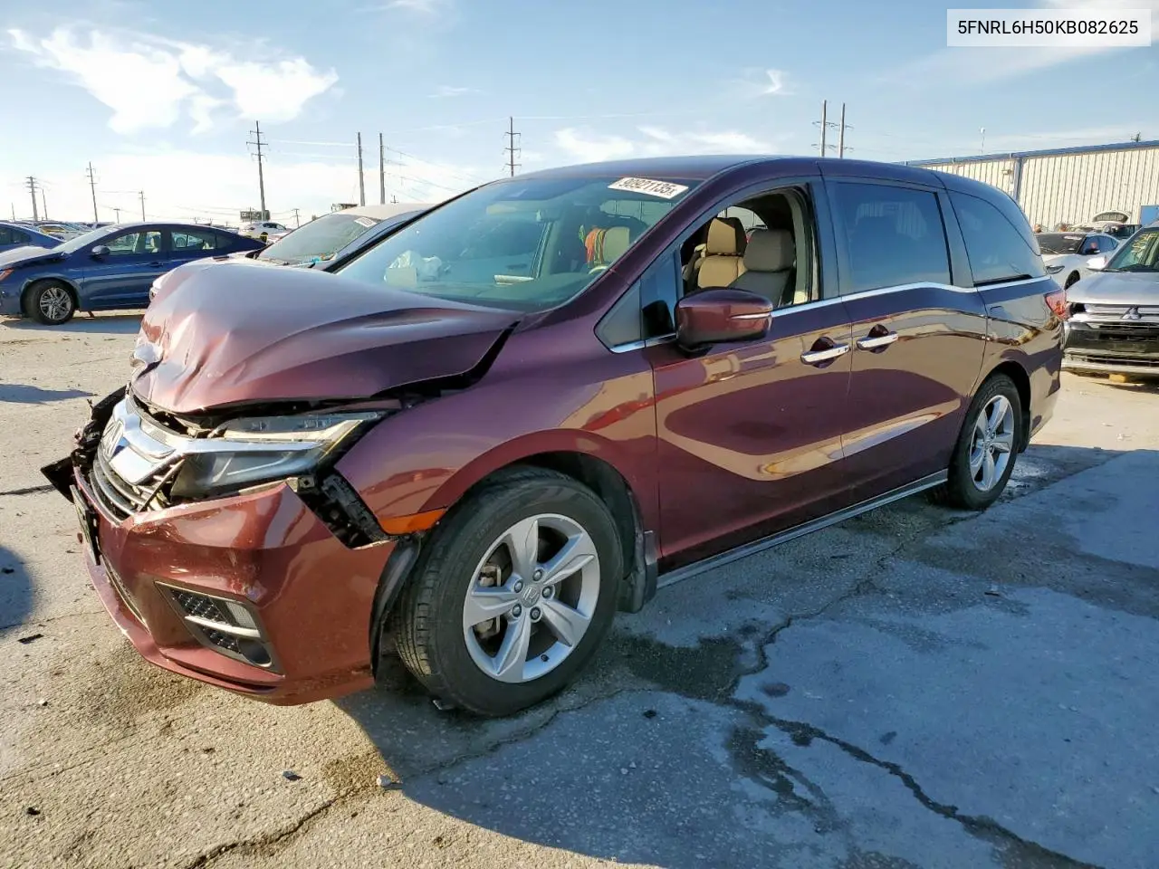 5FNRL6H50KB082625 2019 Honda Odyssey Ex