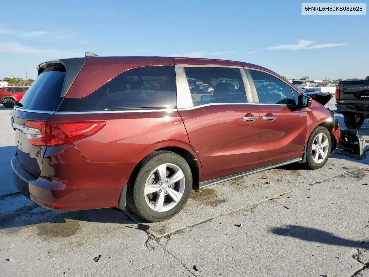 5FNRL6H50KB082625 2019 Honda Odyssey Ex