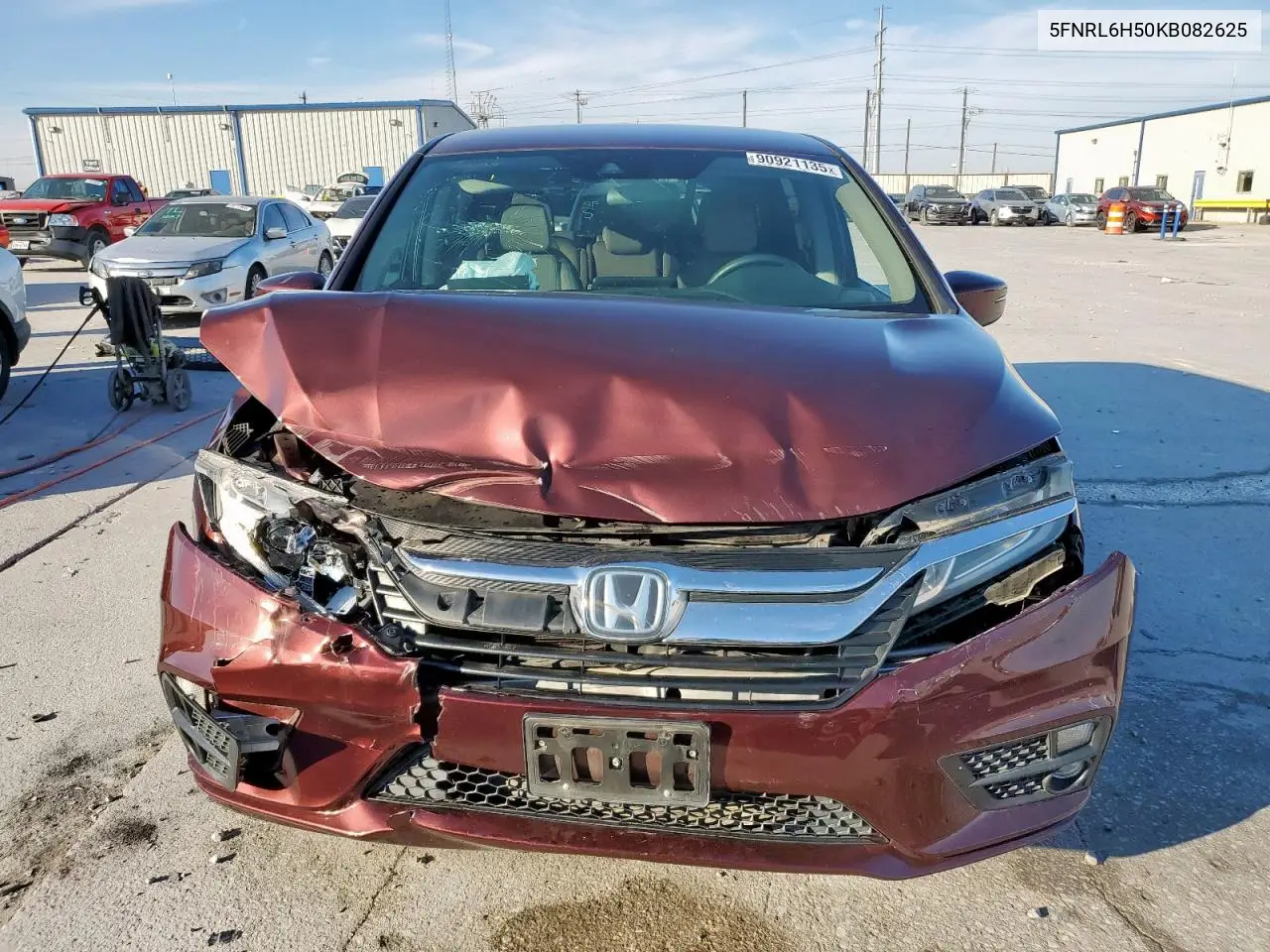 5FNRL6H50KB082625 2019 Honda Odyssey Ex