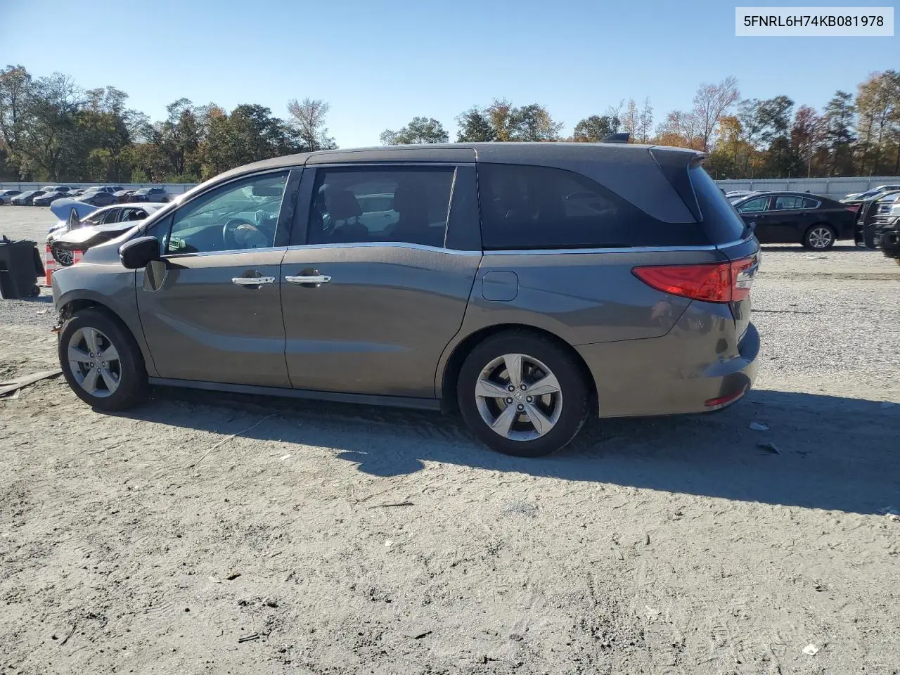 5FNRL6H74KB081978 2019 Honda Odyssey Exl