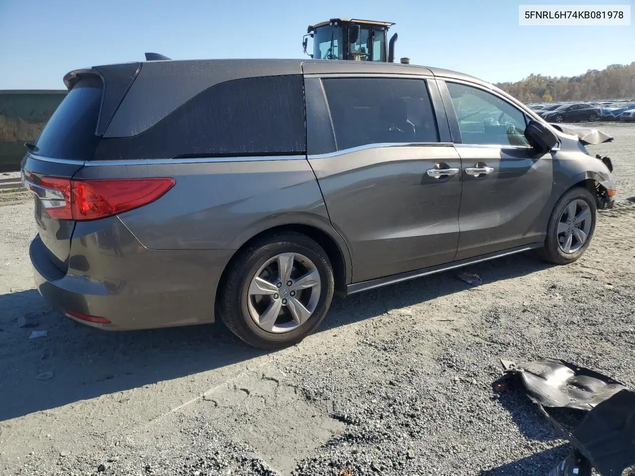 5FNRL6H74KB081978 2019 Honda Odyssey Exl