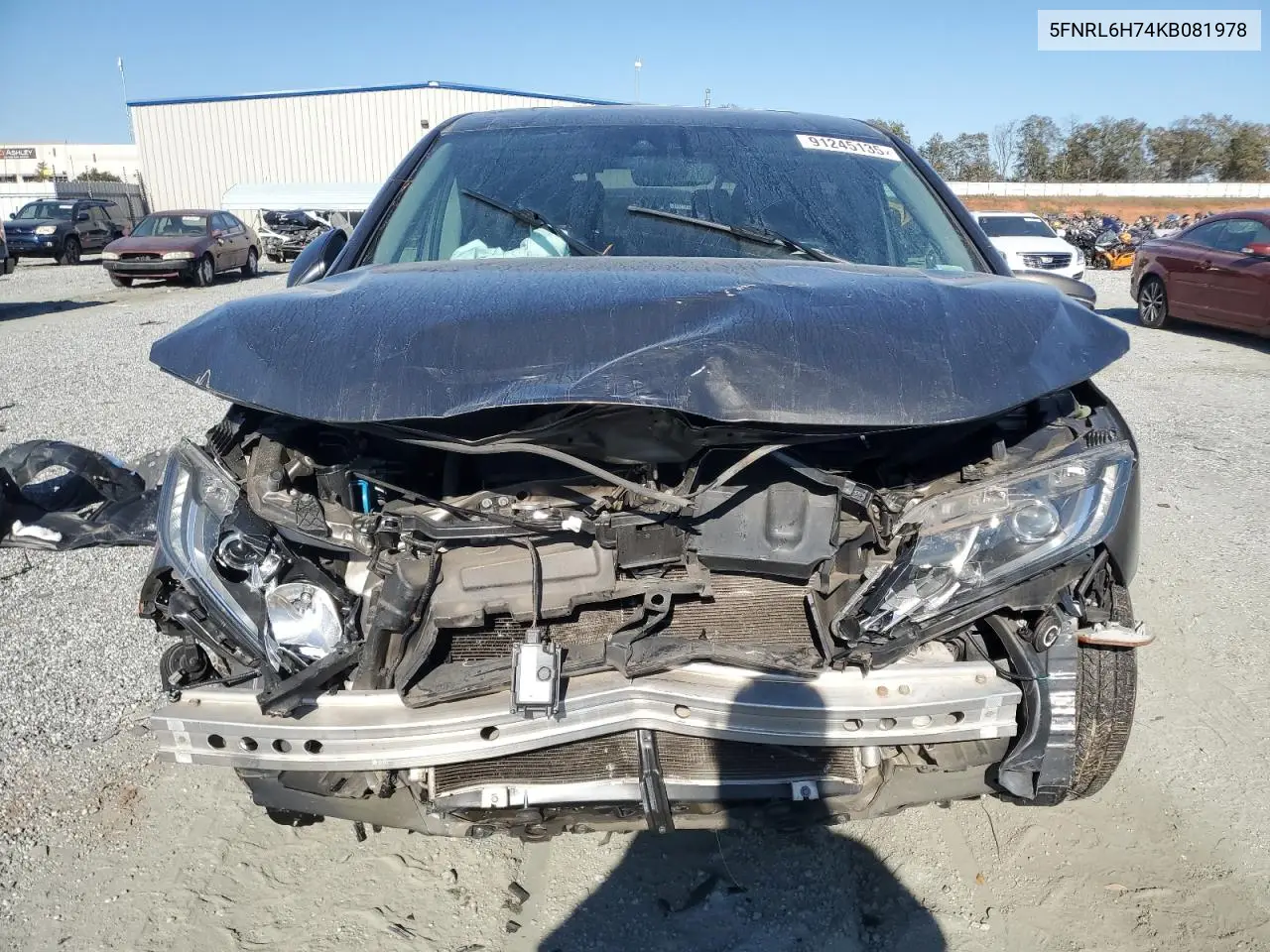 5FNRL6H74KB081978 2019 Honda Odyssey Exl