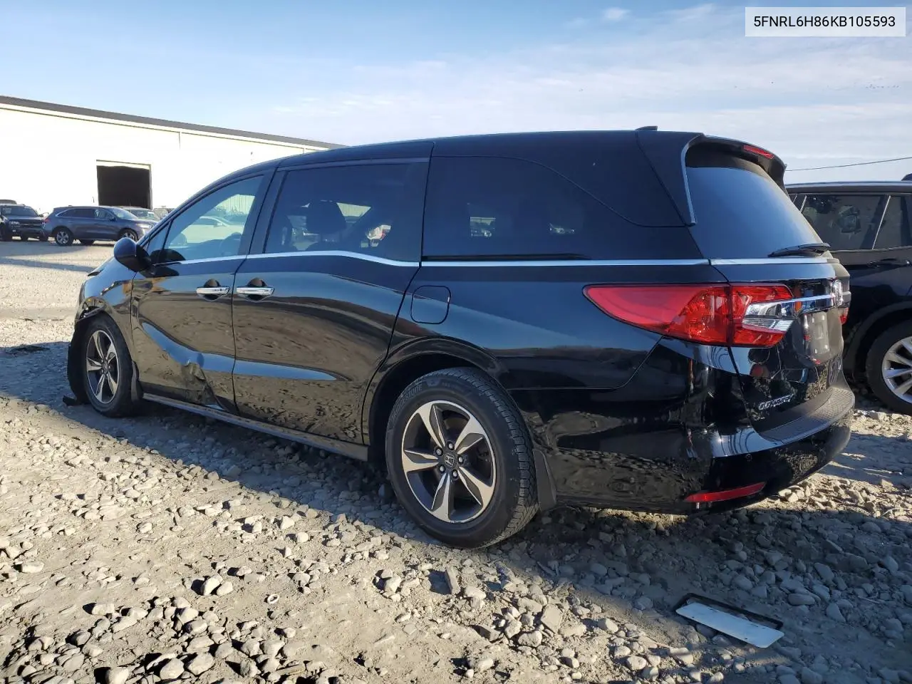 5FNRL6H86KB105593 2019 Honda Odyssey Touring