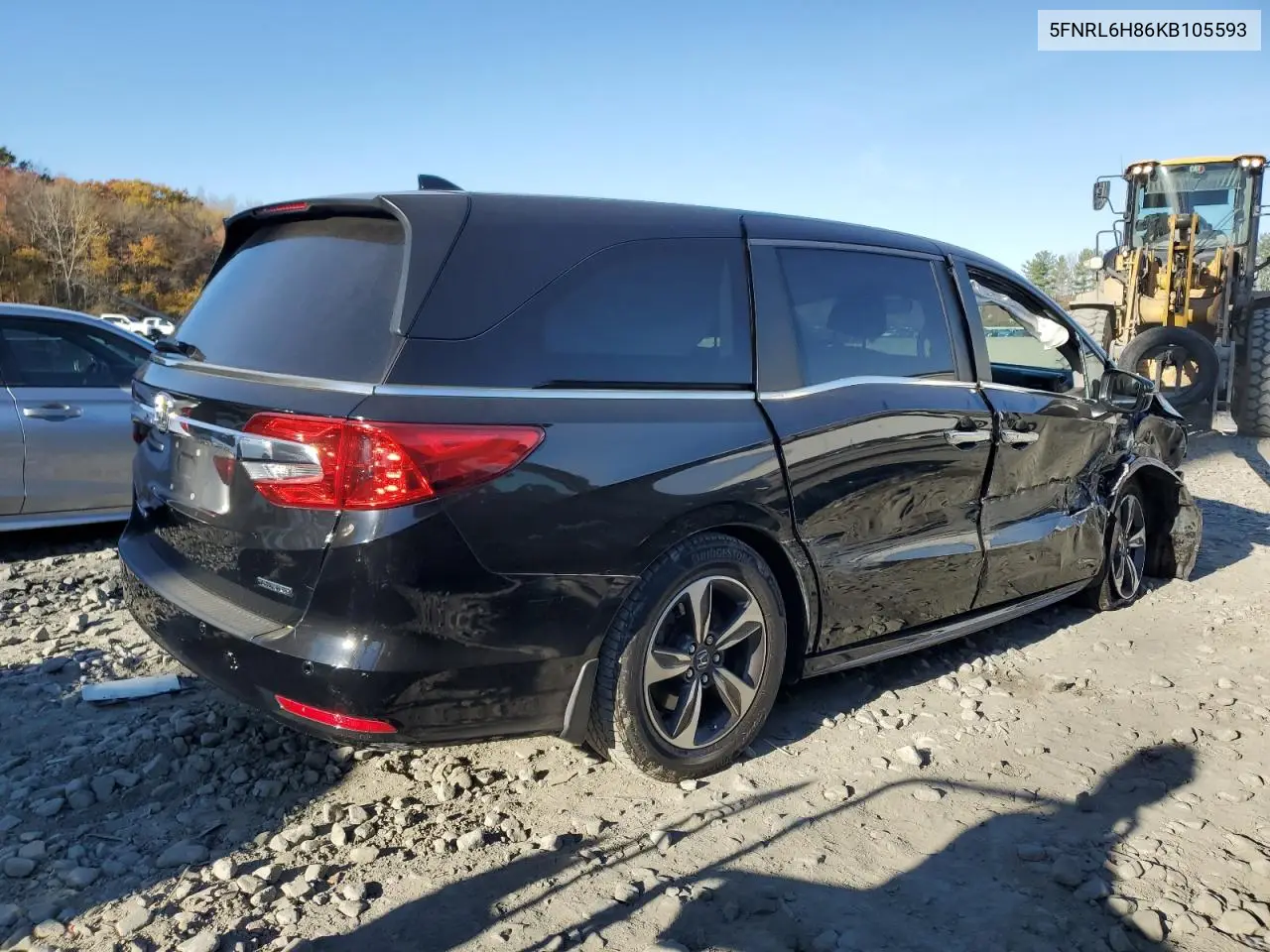 5FNRL6H86KB105593 2019 Honda Odyssey Touring