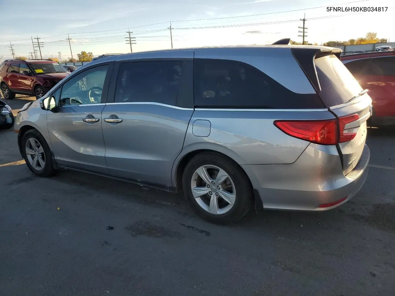 5FNRL6H50KB034817 2019 Honda Odyssey Ex