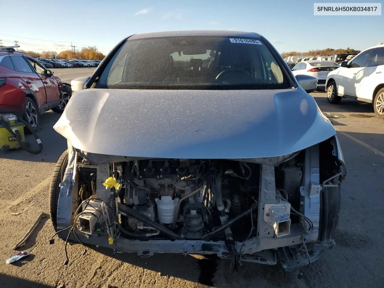 5FNRL6H50KB034817 2019 Honda Odyssey Ex