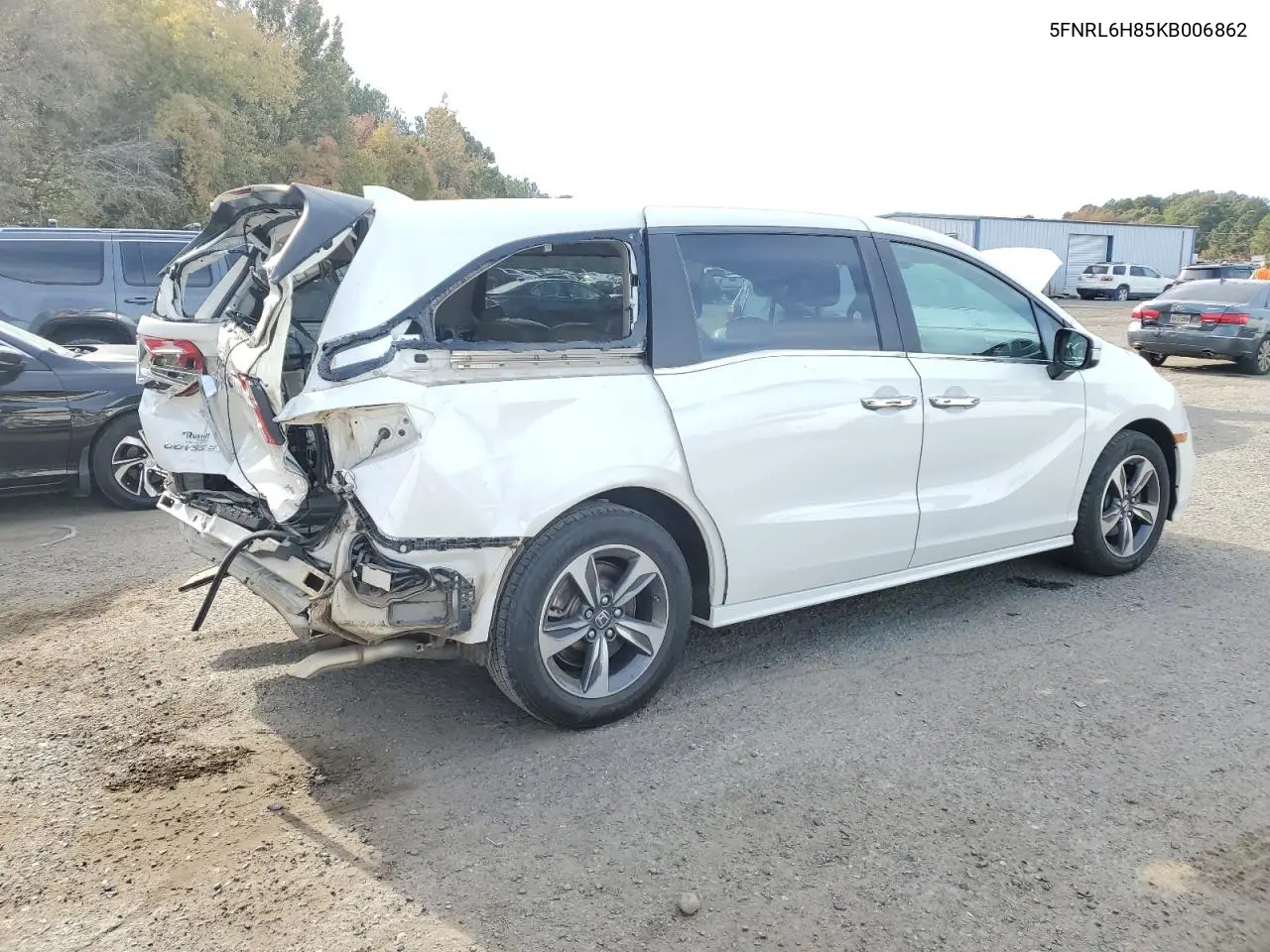 5FNRL6H85KB006862 2019 Honda Odyssey Touring