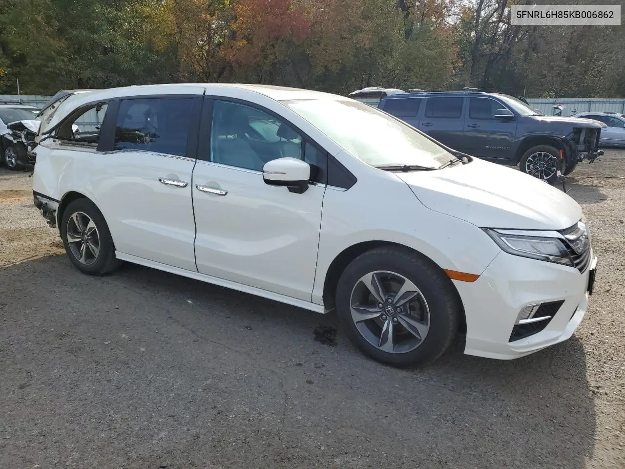 5FNRL6H85KB006862 2019 Honda Odyssey Touring
