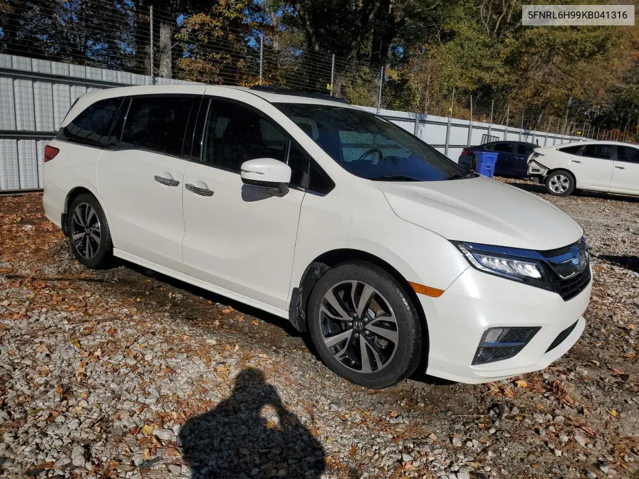 5FNRL6H99KB041316 2019 Honda Odyssey Elite