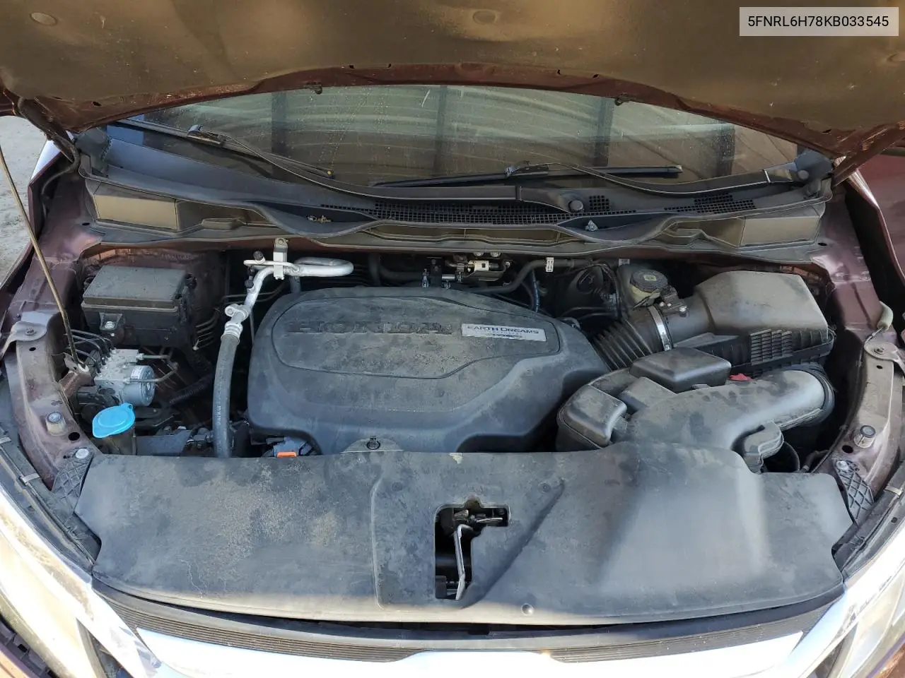 5FNRL6H78KB033545 2019 Honda Odyssey Exl