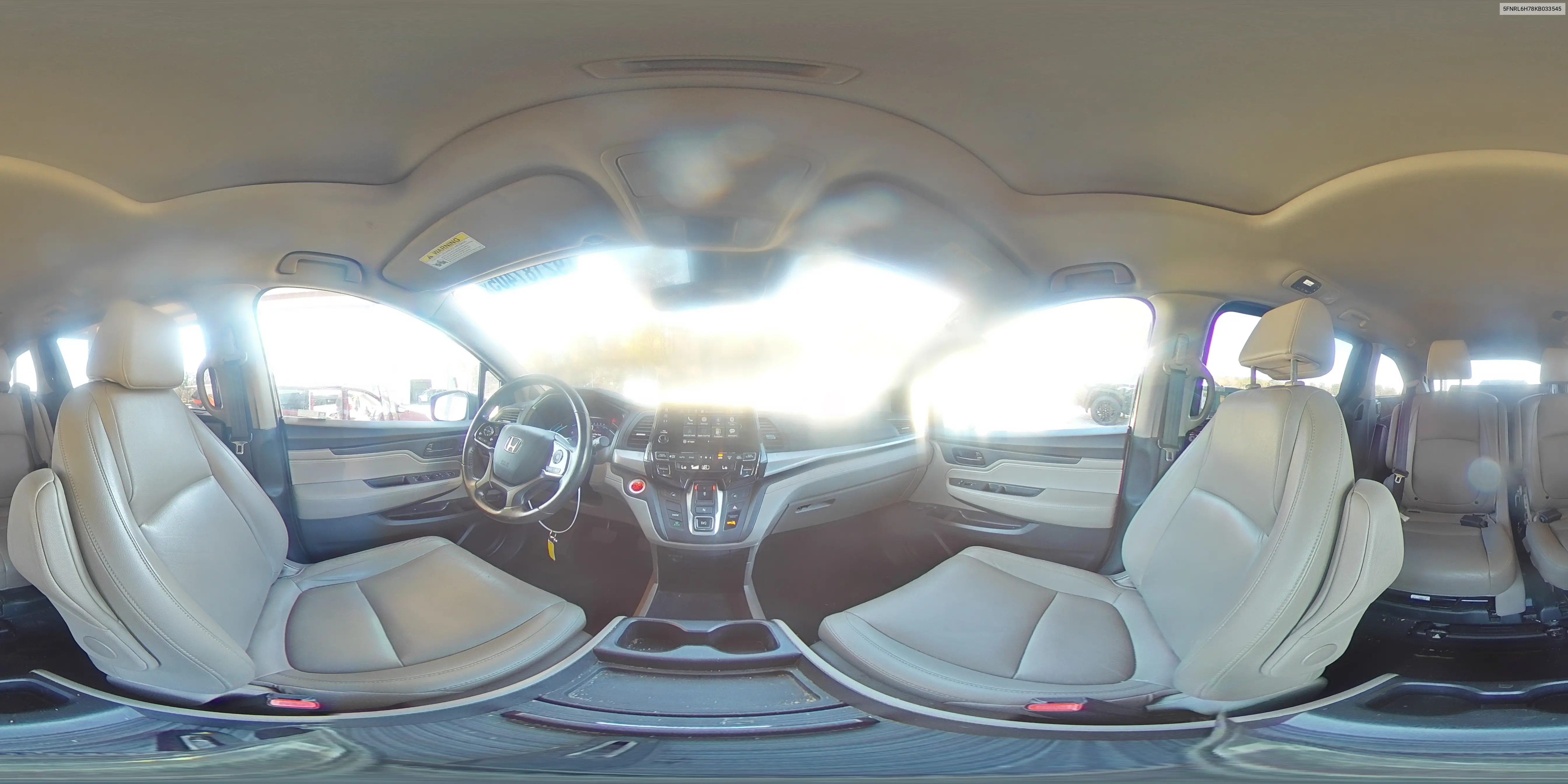 5FNRL6H78KB033545 2019 Honda Odyssey Exl