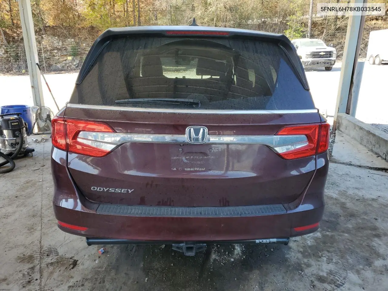 5FNRL6H78KB033545 2019 Honda Odyssey Exl