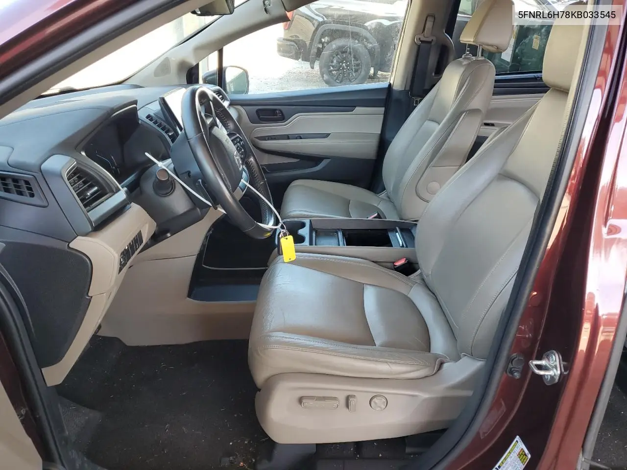 5FNRL6H78KB033545 2019 Honda Odyssey Exl