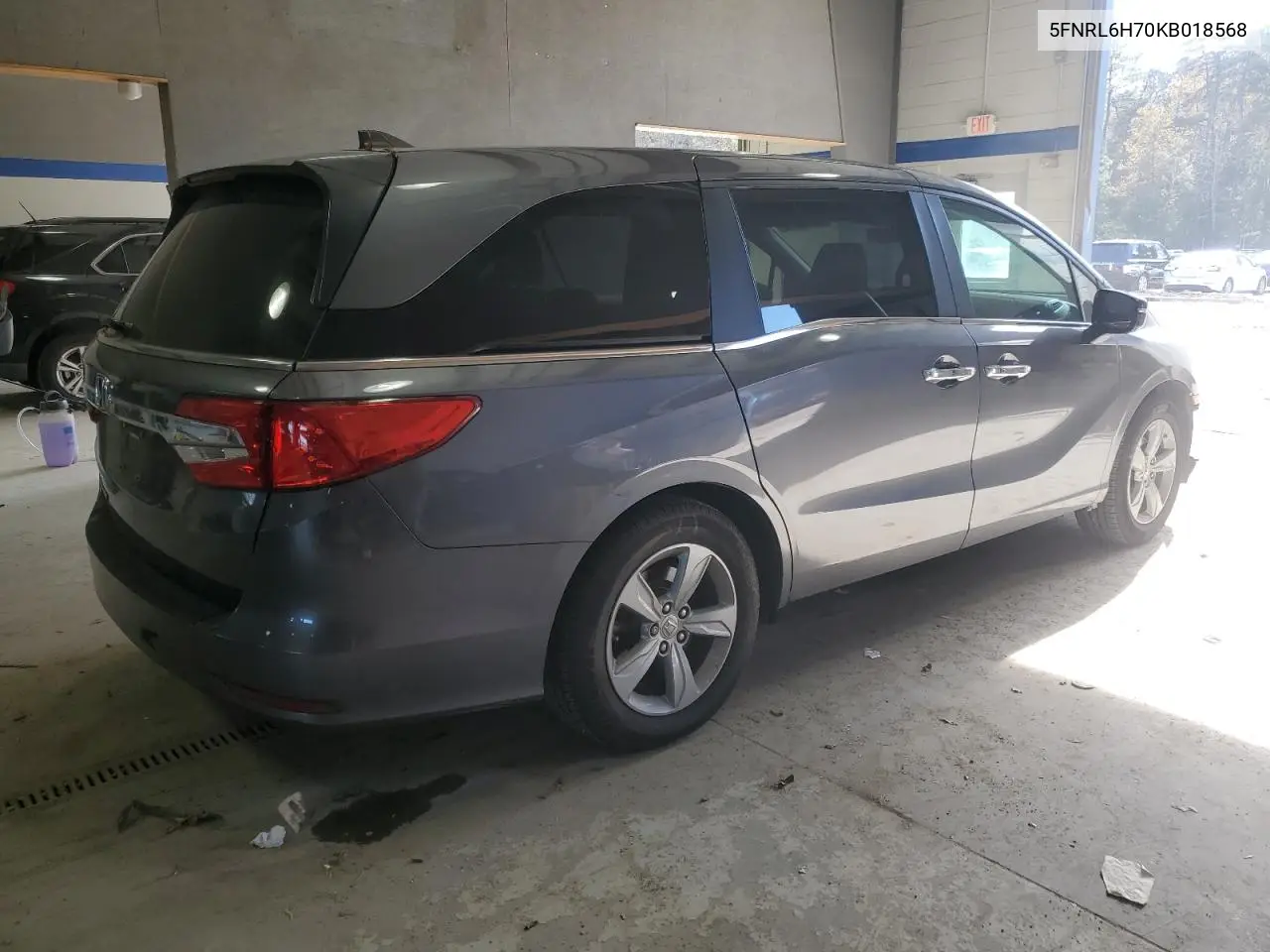 5FNRL6H70KB018568 2019 Honda Odyssey Exl