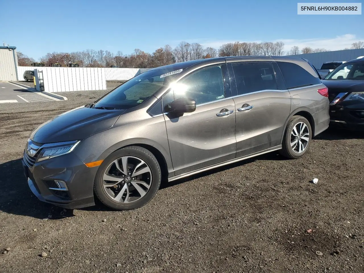 5FNRL6H90KB004882 2019 Honda Odyssey Elite