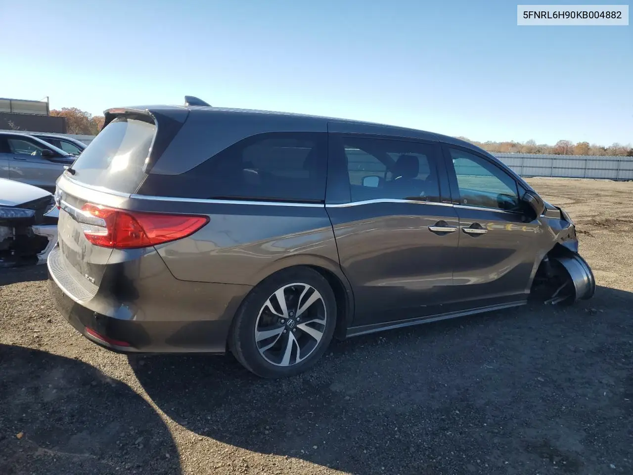 5FNRL6H90KB004882 2019 Honda Odyssey Elite
