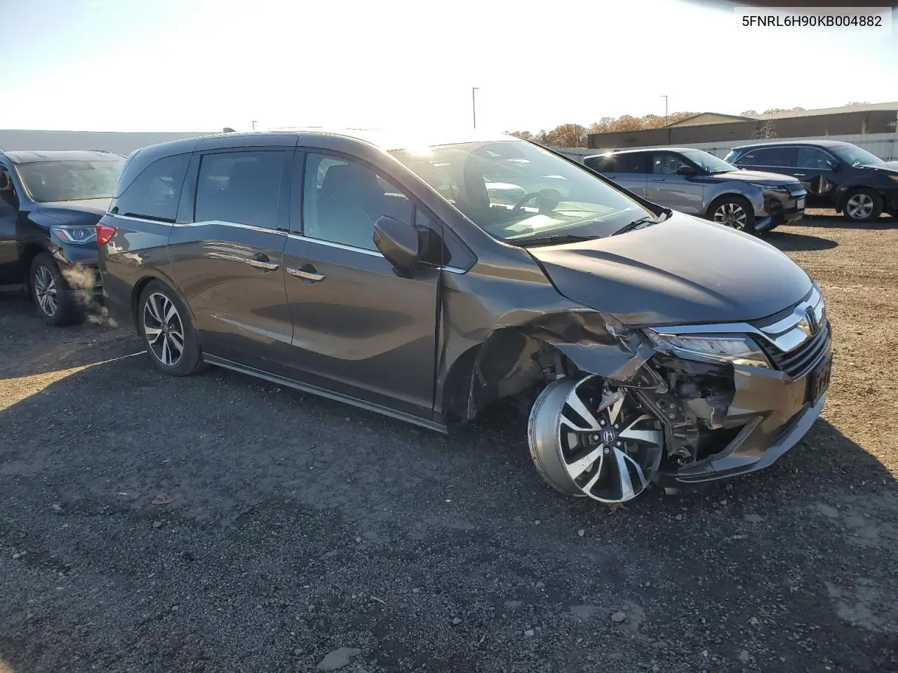5FNRL6H90KB004882 2019 Honda Odyssey Elite