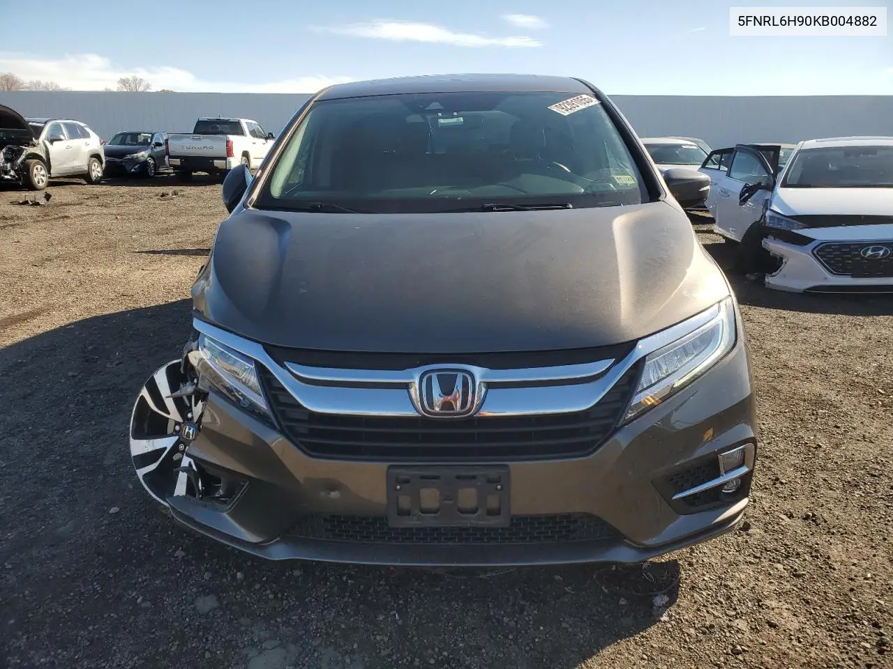 5FNRL6H90KB004882 2019 Honda Odyssey Elite