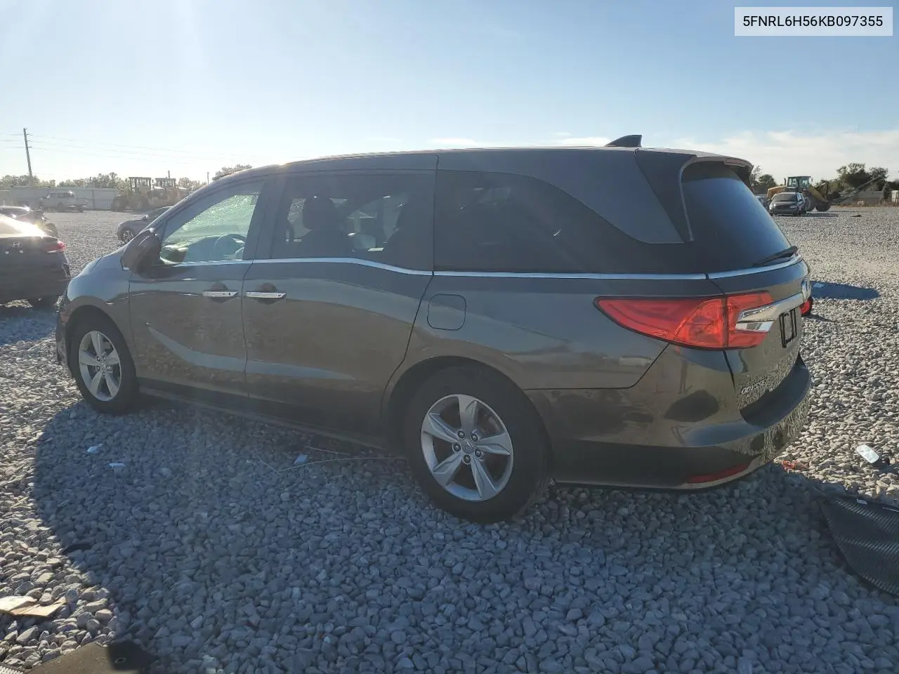 5FNRL6H56KB097355 2019 Honda Odyssey Ex
