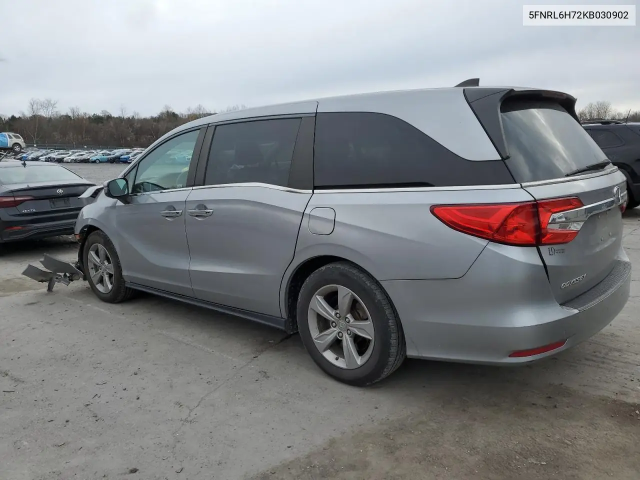 5FNRL6H72KB030902 2019 Honda Odyssey Exl
