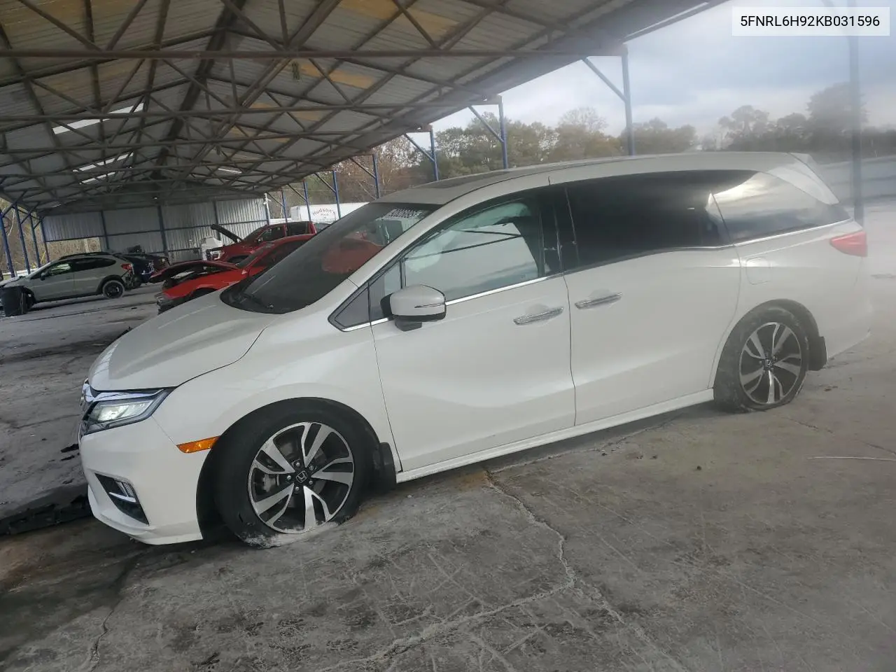 5FNRL6H92KB031596 2019 Honda Odyssey Elite