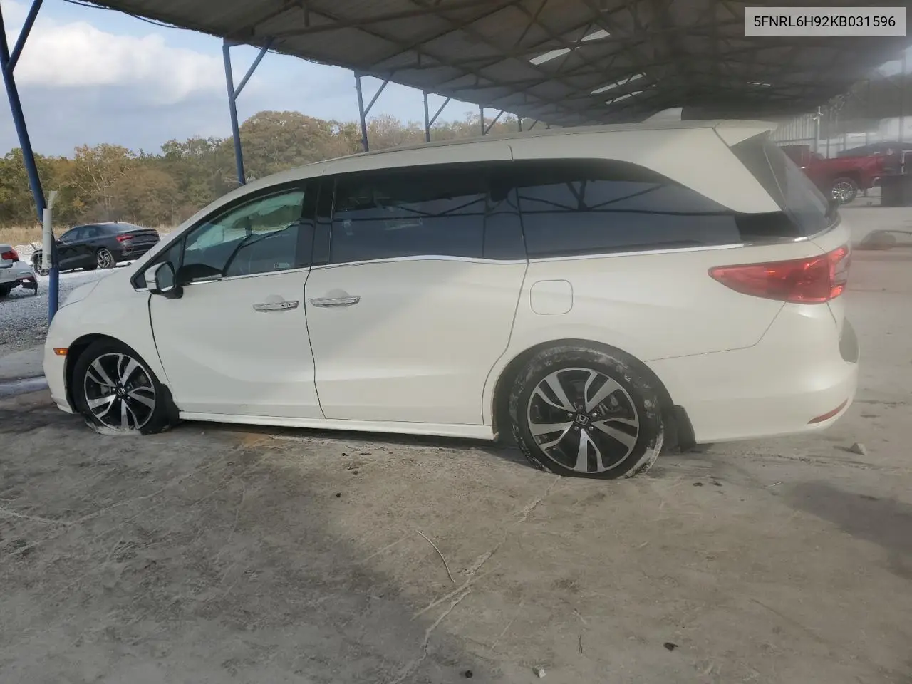 5FNRL6H92KB031596 2019 Honda Odyssey Elite