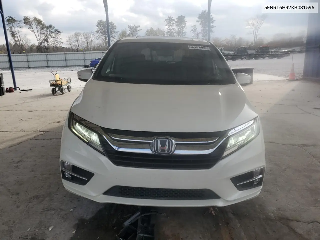 5FNRL6H92KB031596 2019 Honda Odyssey Elite