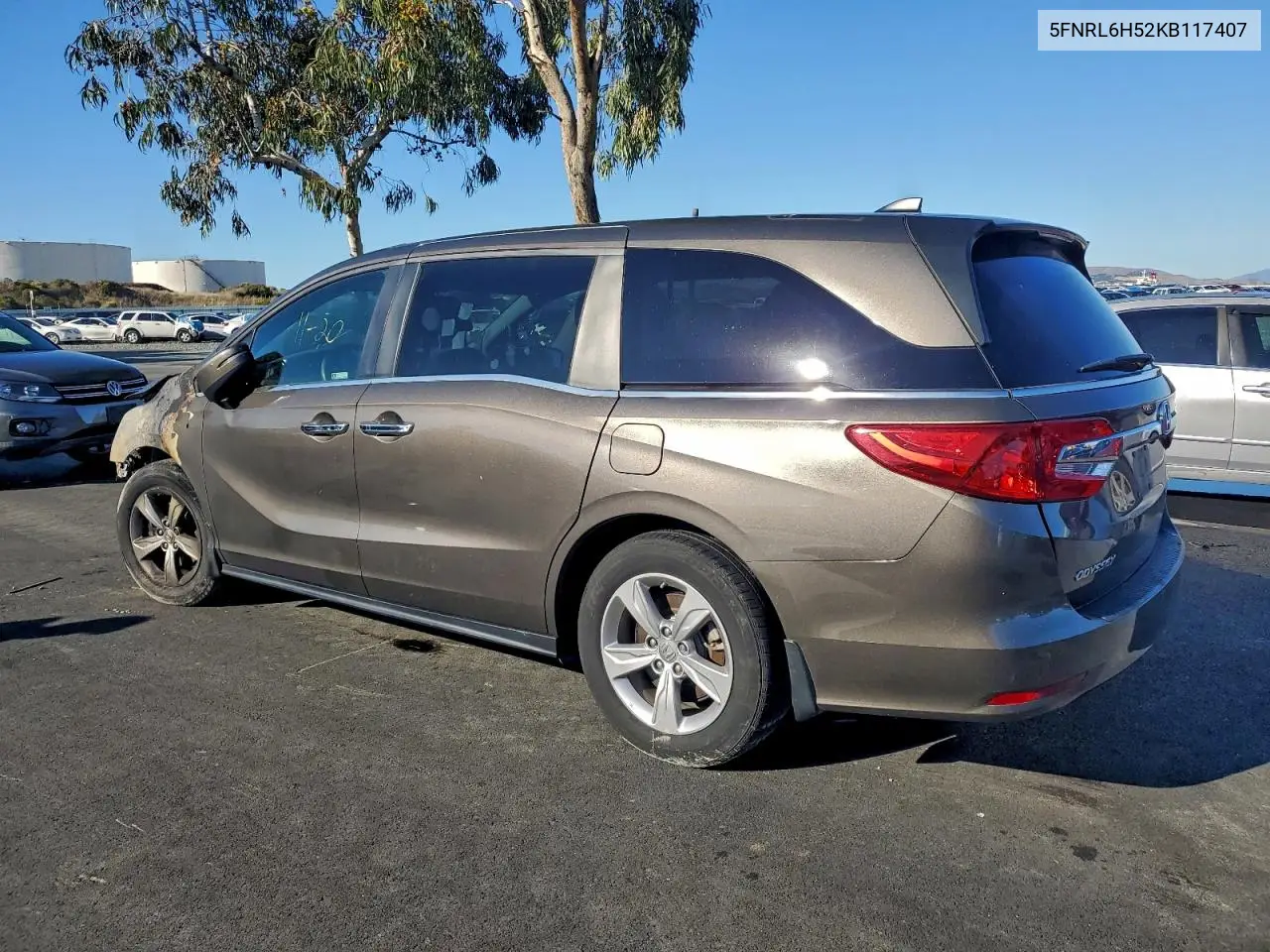 5FNRL6H52KB117407 2019 Honda Odyssey Ex