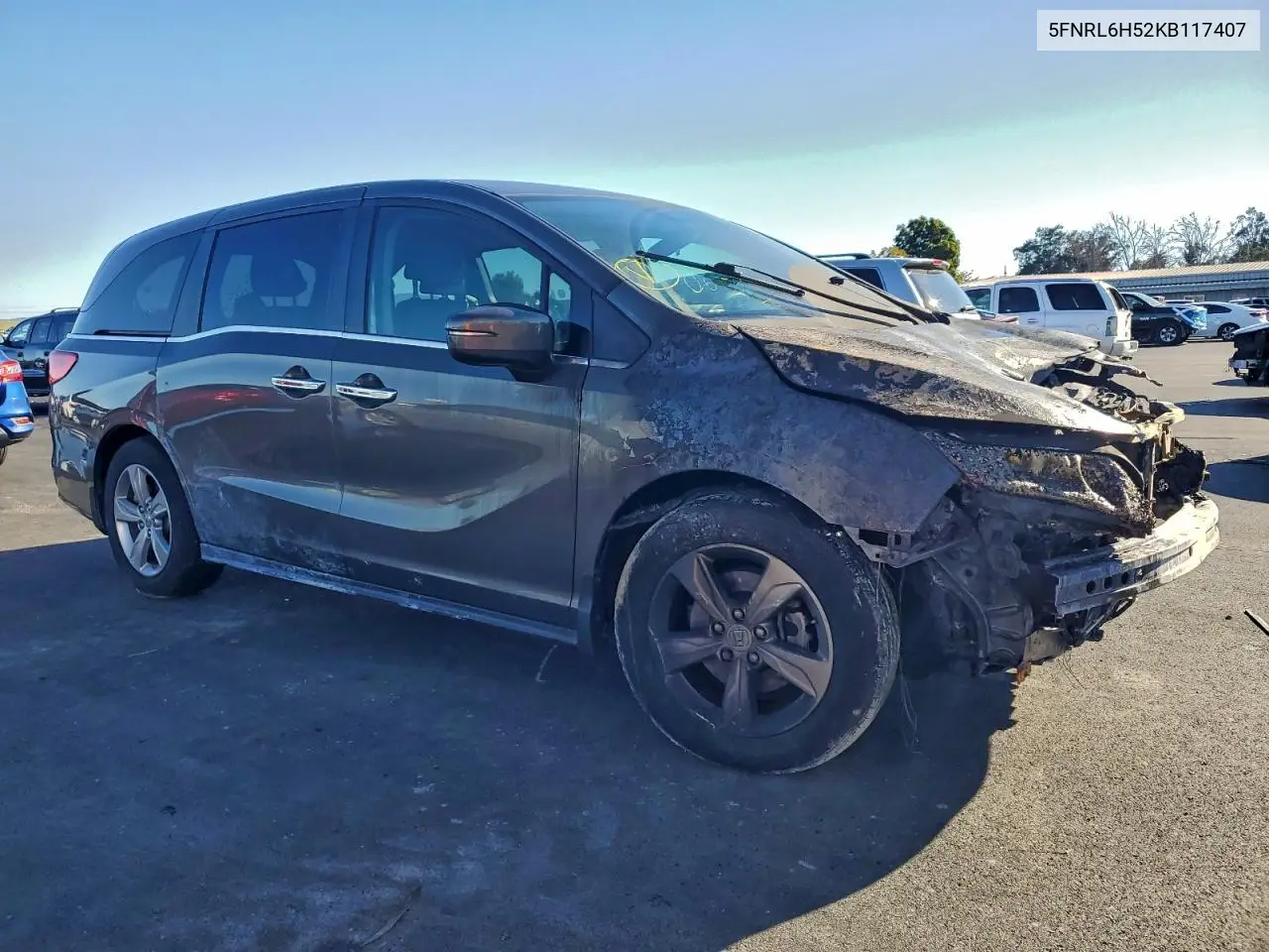 5FNRL6H52KB117407 2019 Honda Odyssey Ex