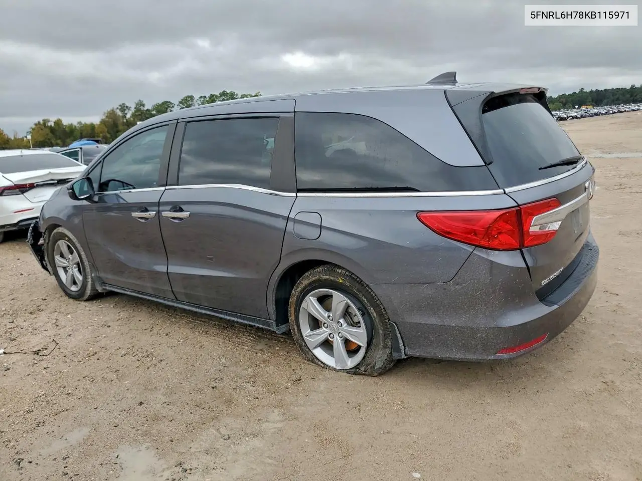 5FNRL6H78KB115971 2019 Honda Odyssey Exl