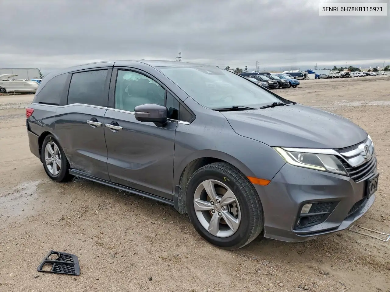 5FNRL6H78KB115971 2019 Honda Odyssey Exl