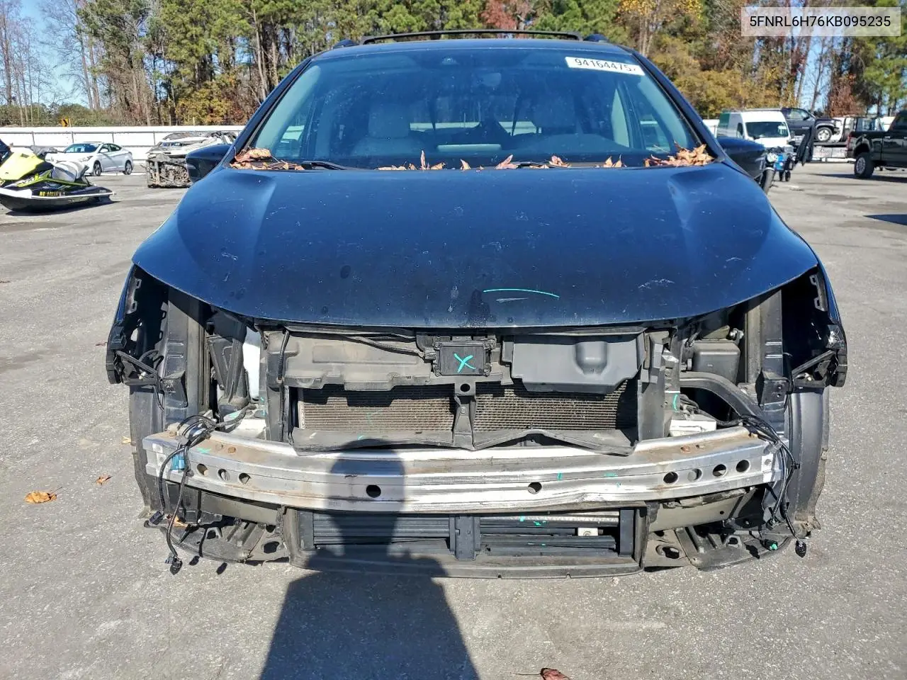 5FNRL6H76KB095235 2019 Honda Odyssey Exl