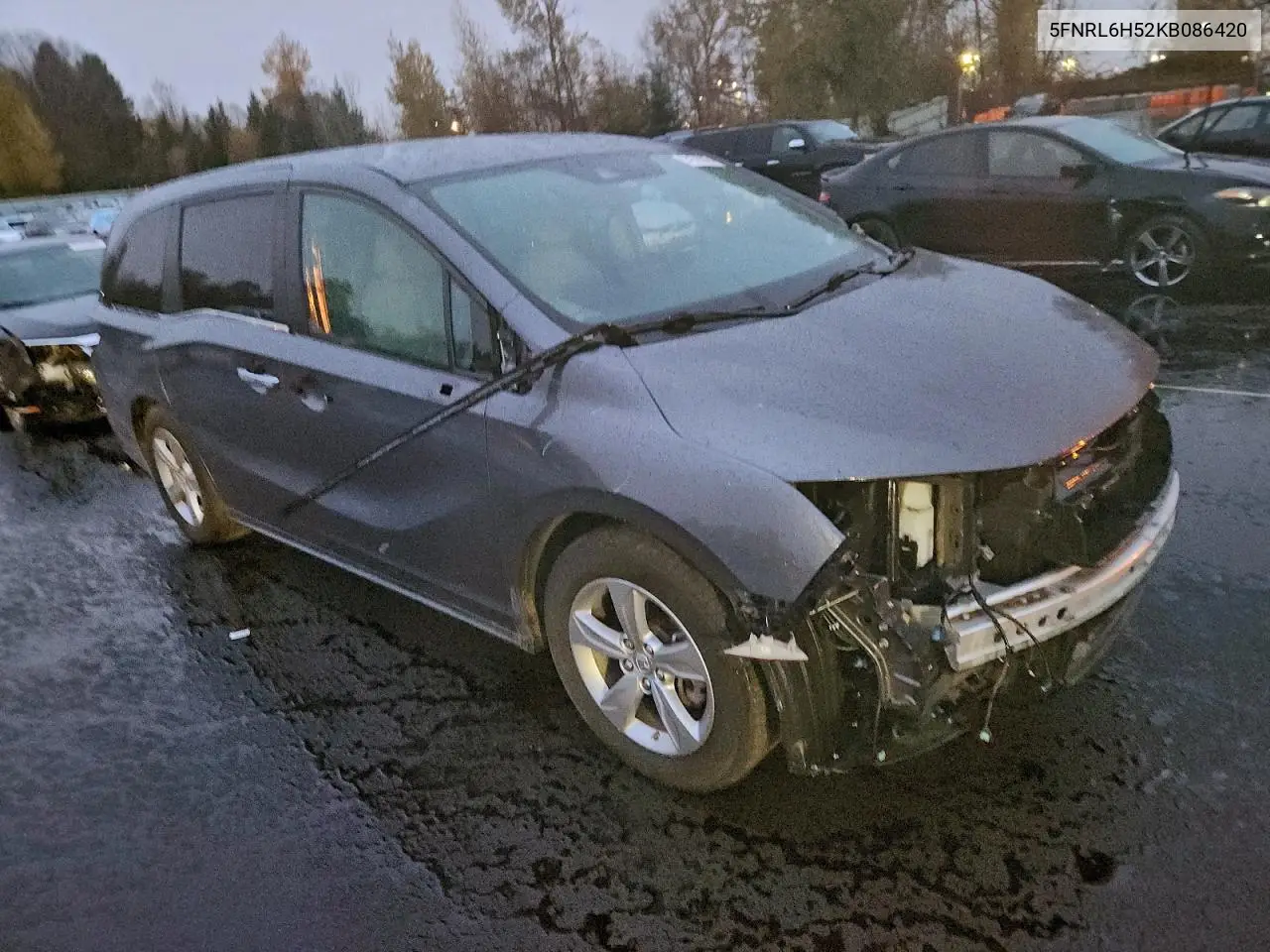 5FNRL6H52KB086420 2019 Honda Odyssey Ex