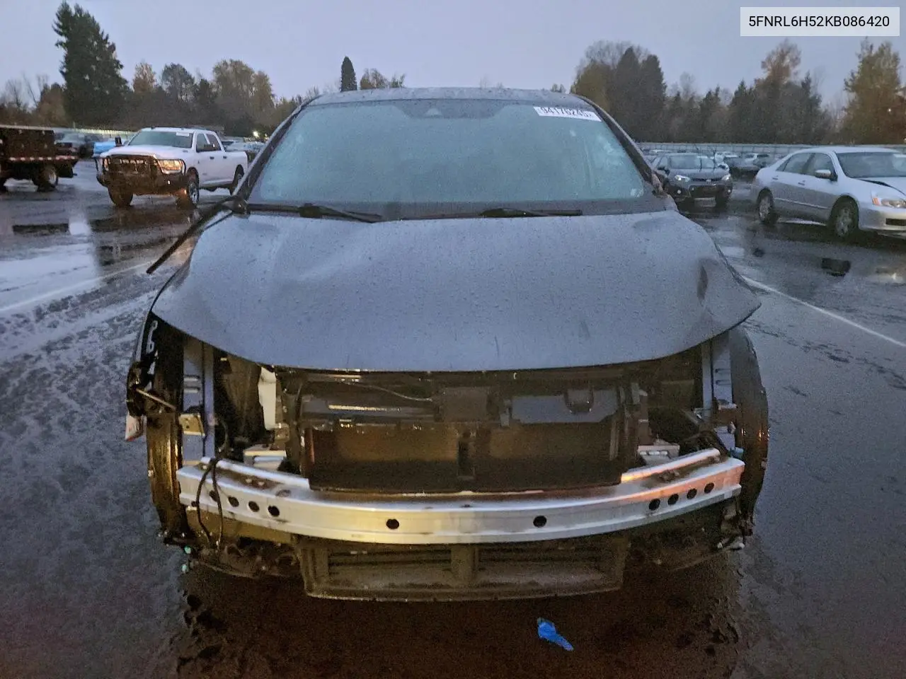 5FNRL6H52KB086420 2019 Honda Odyssey Ex