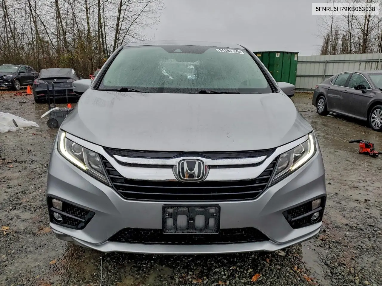 5FNRL6H79KB063038 2019 Honda Odyssey Exl