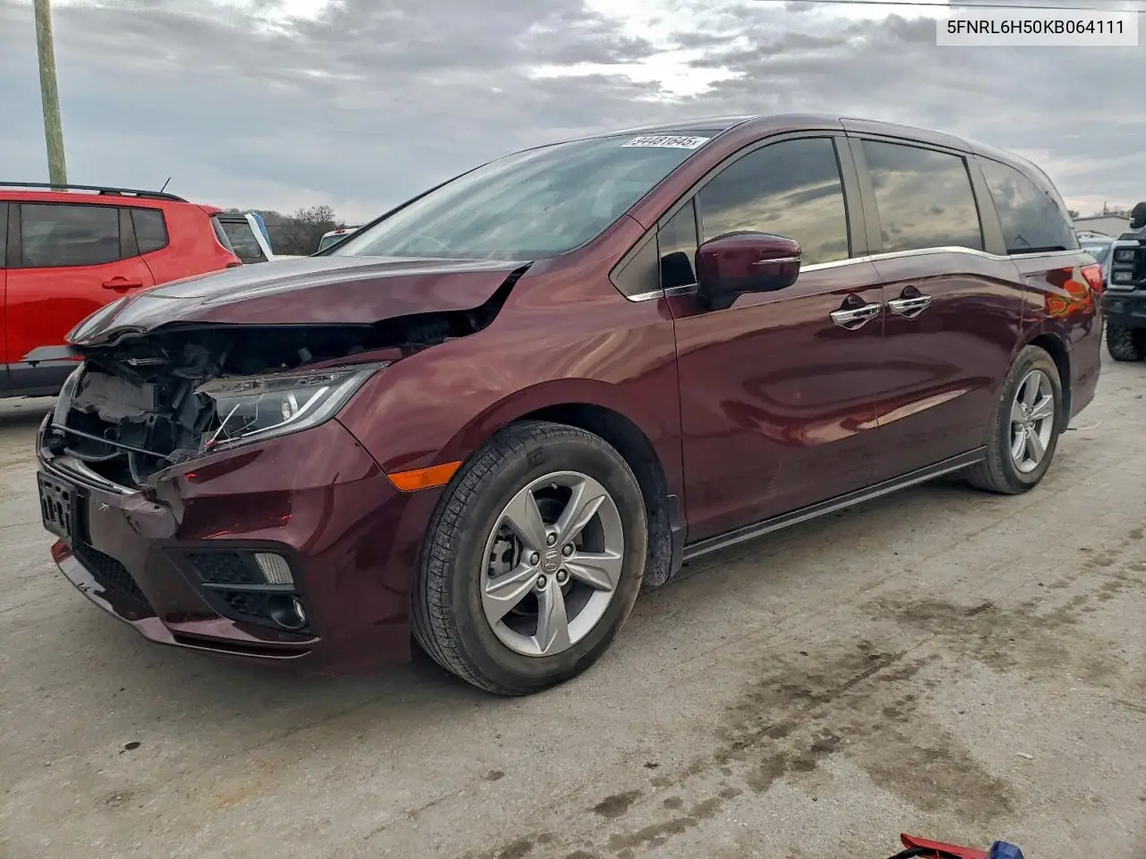 5FNRL6H50KB064111 2019 Honda Odyssey Ex