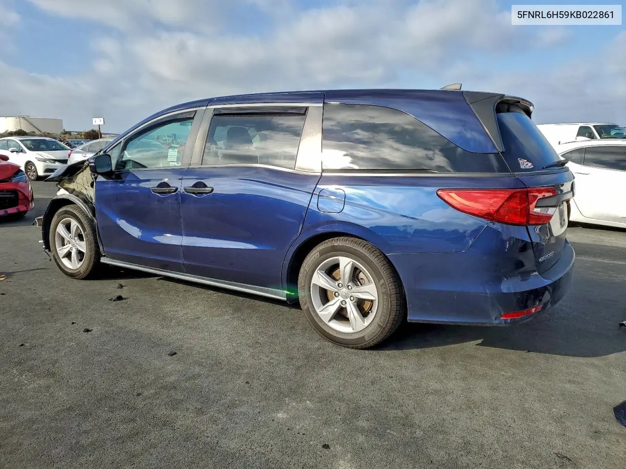 5FNRL6H59KB022861 2019 Honda Odyssey Ex