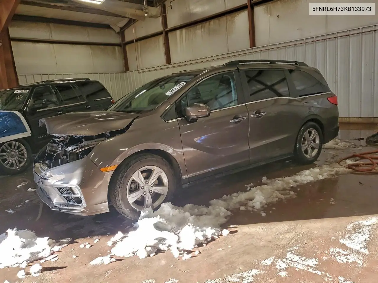 5FNRL6H73KB133973 2019 Honda Odyssey Exl
