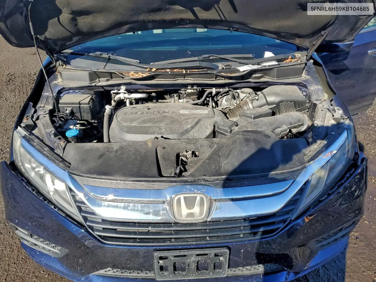 5FNRL6H59KB104685 2019 Honda Odyssey Ex