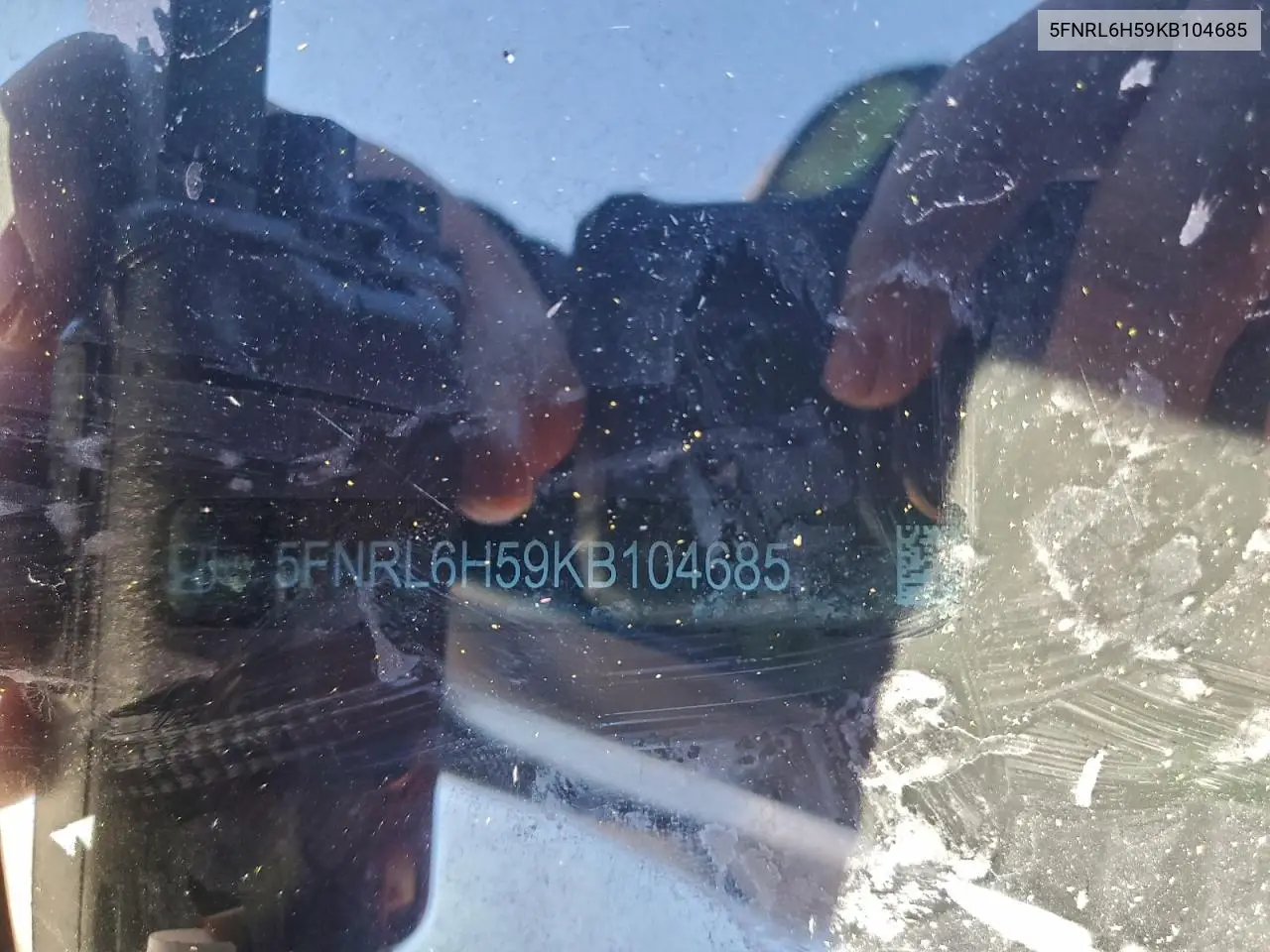 5FNRL6H59KB104685 2019 Honda Odyssey Ex