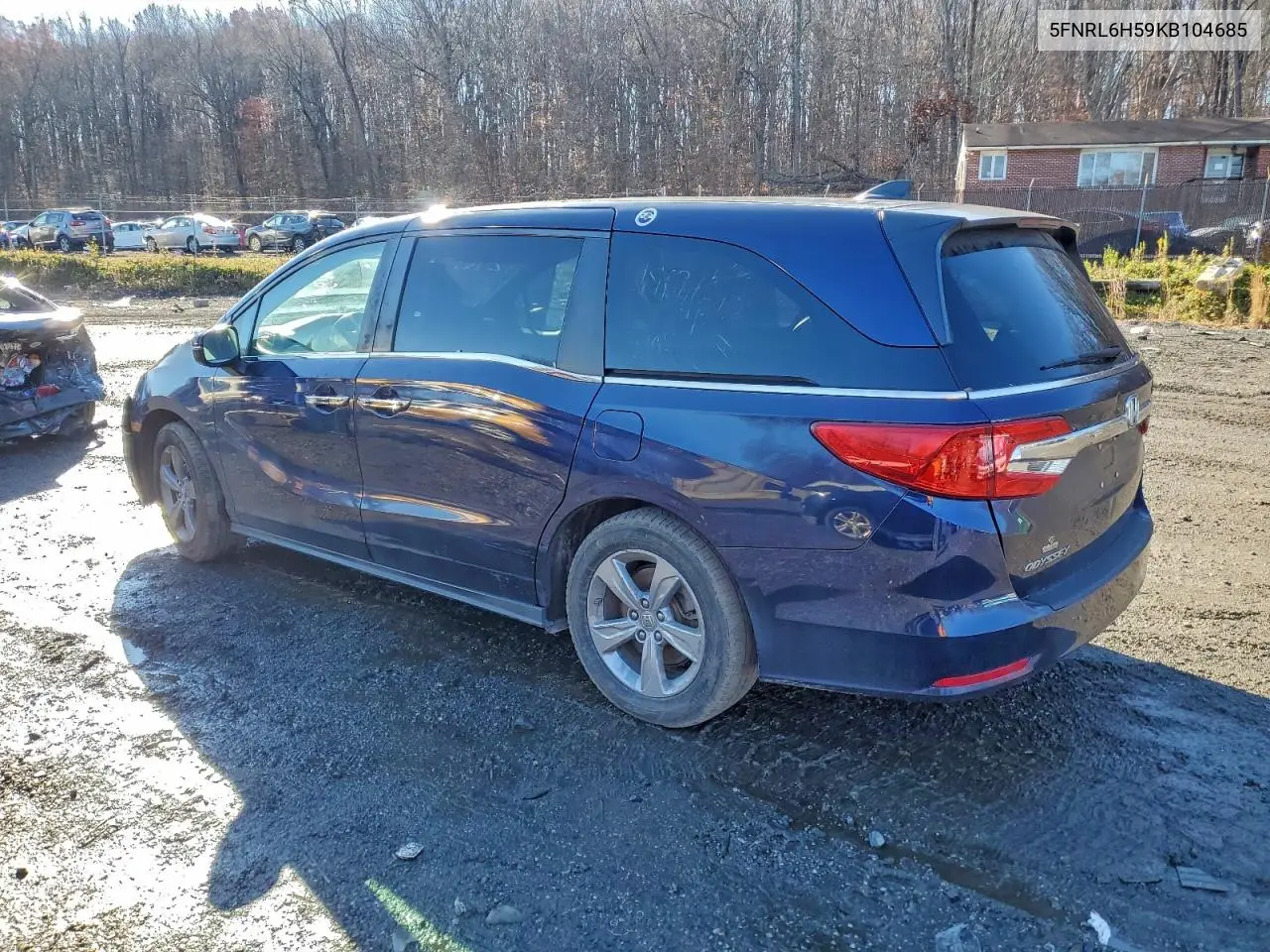 5FNRL6H59KB104685 2019 Honda Odyssey Ex