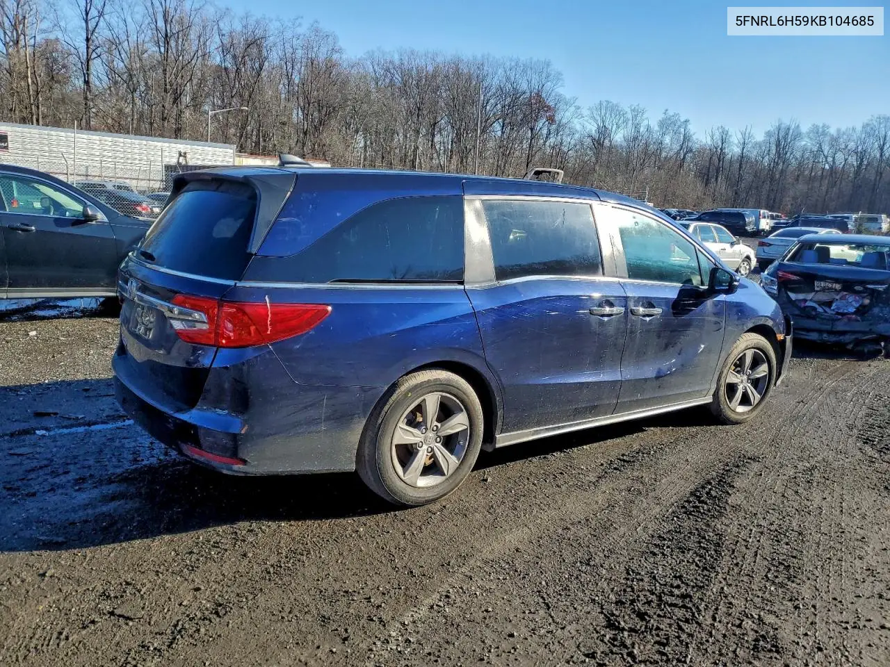 5FNRL6H59KB104685 2019 Honda Odyssey Ex