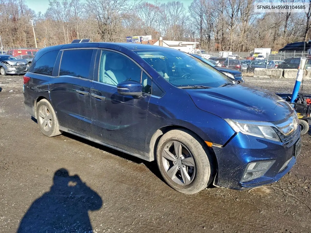 5FNRL6H59KB104685 2019 Honda Odyssey Ex