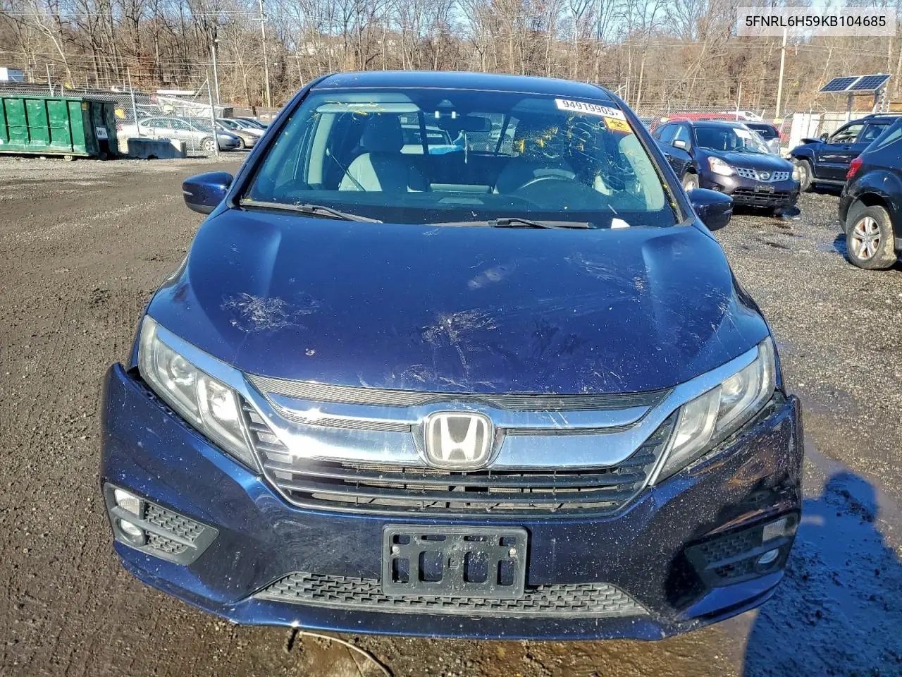 5FNRL6H59KB104685 2019 Honda Odyssey Ex